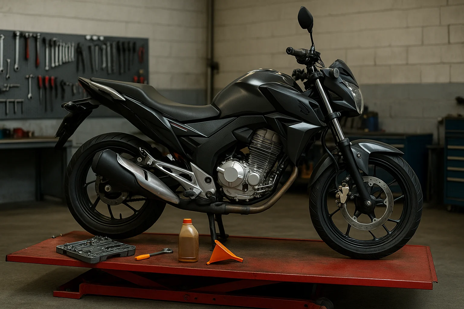 CB 250 Twister: service a los 24.500 km